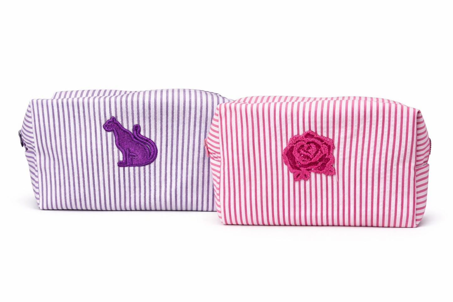 Seersucker Cosmetic Bag
