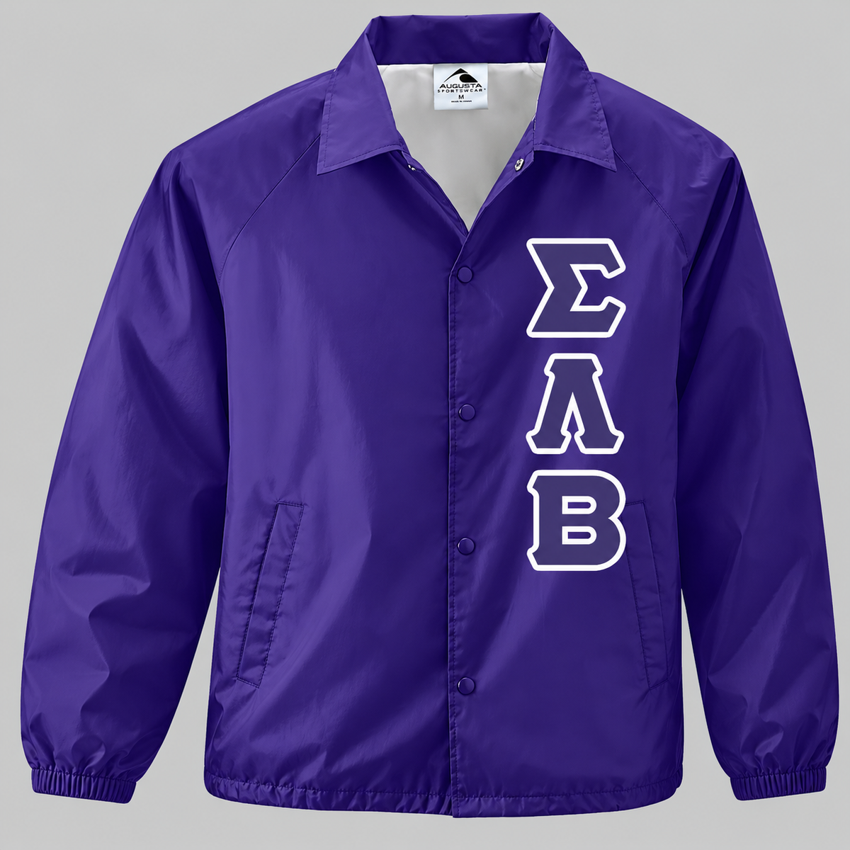 Sigma Lambda Beta Crossing Jacket Purple