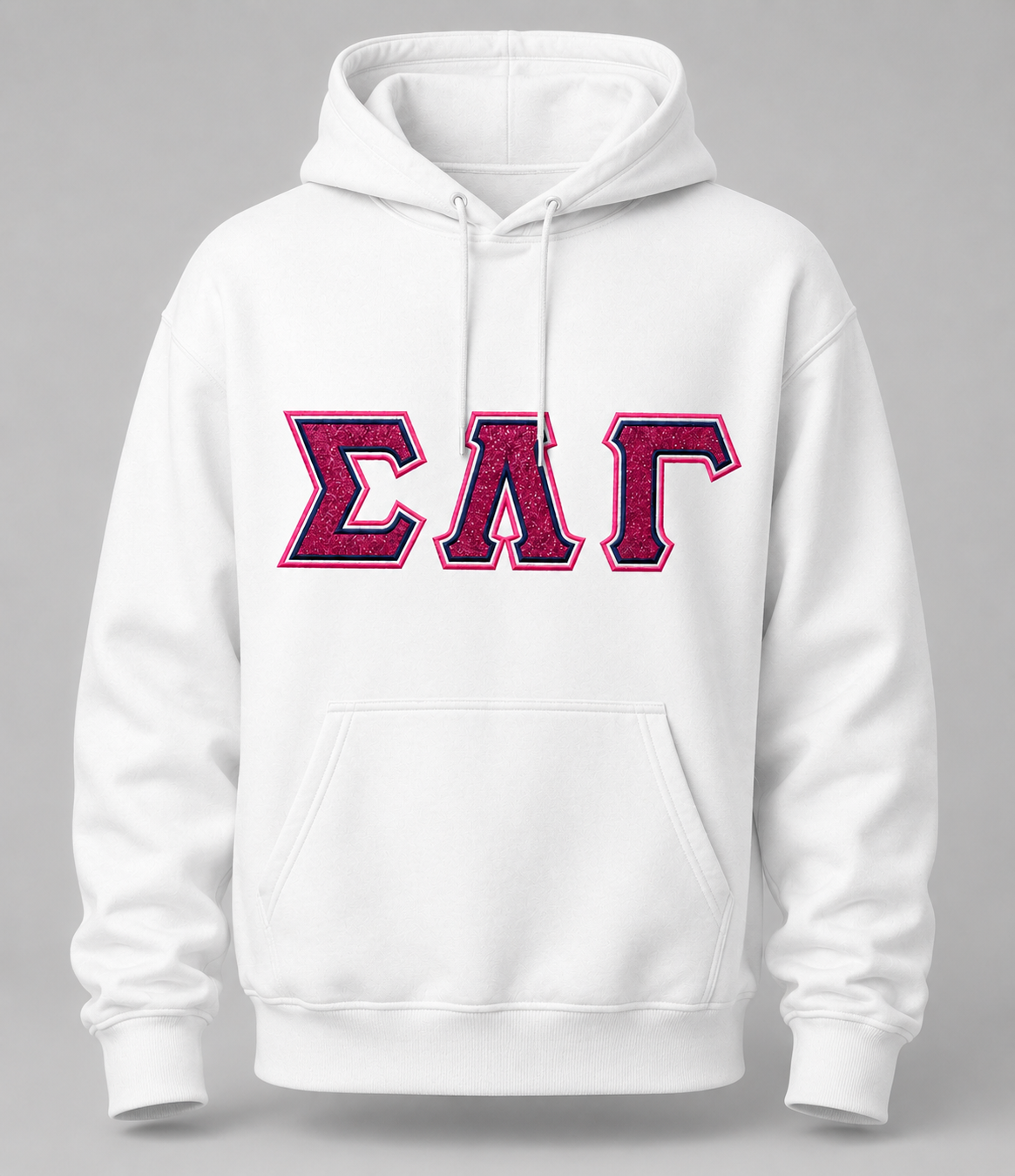 White Tri SLG Hoodie