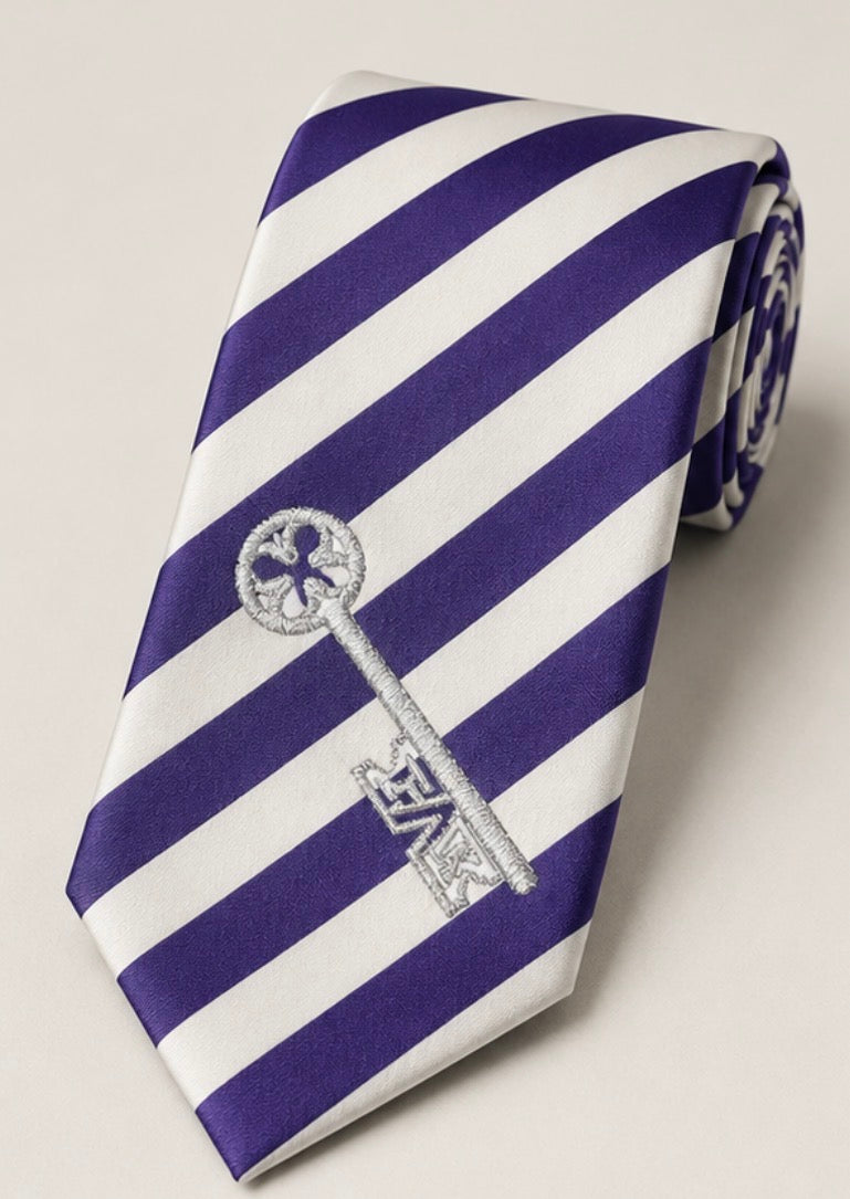 SLB Key Tie & Pocket Square Set