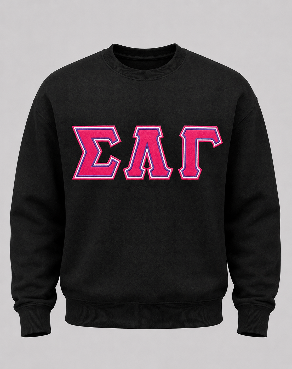 Black Tri SLG Crew Neck