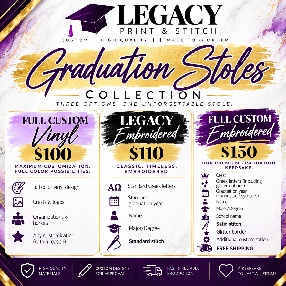 Graduation Stoles