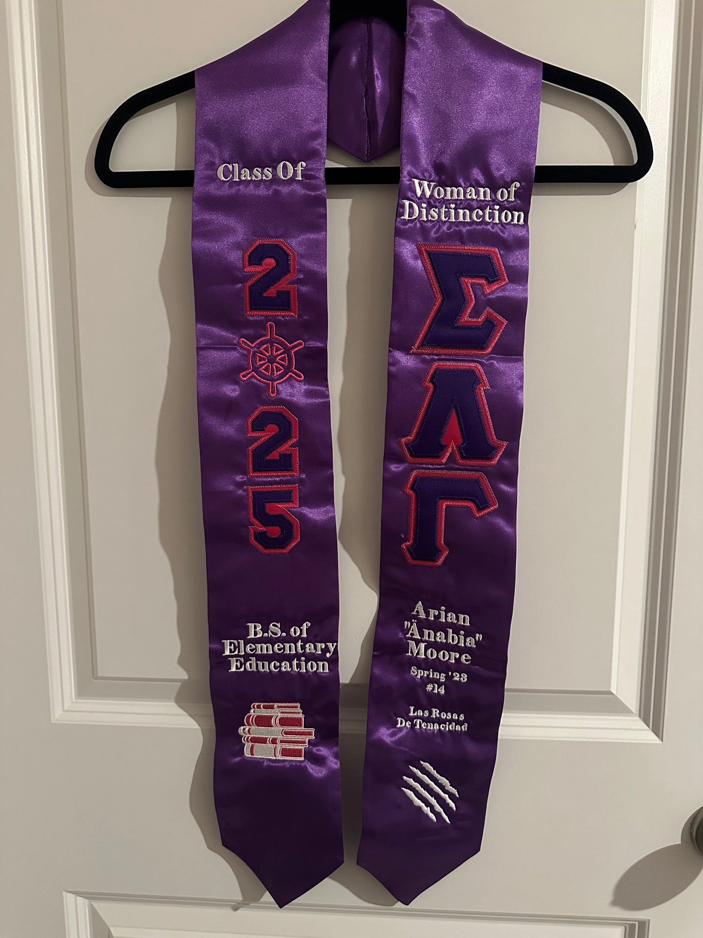 Custom Graduation Stole