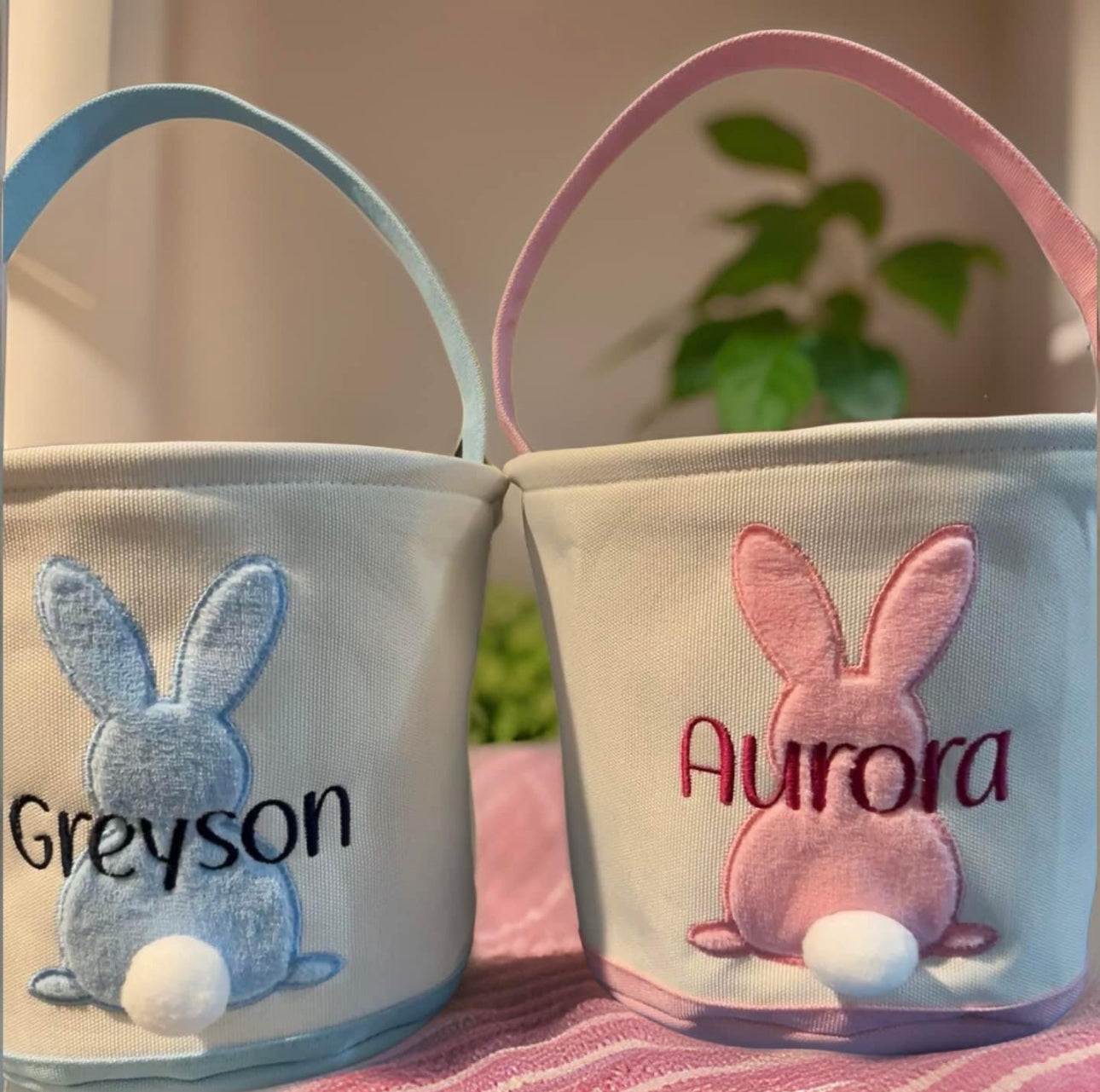 Personalized Bunny Basket