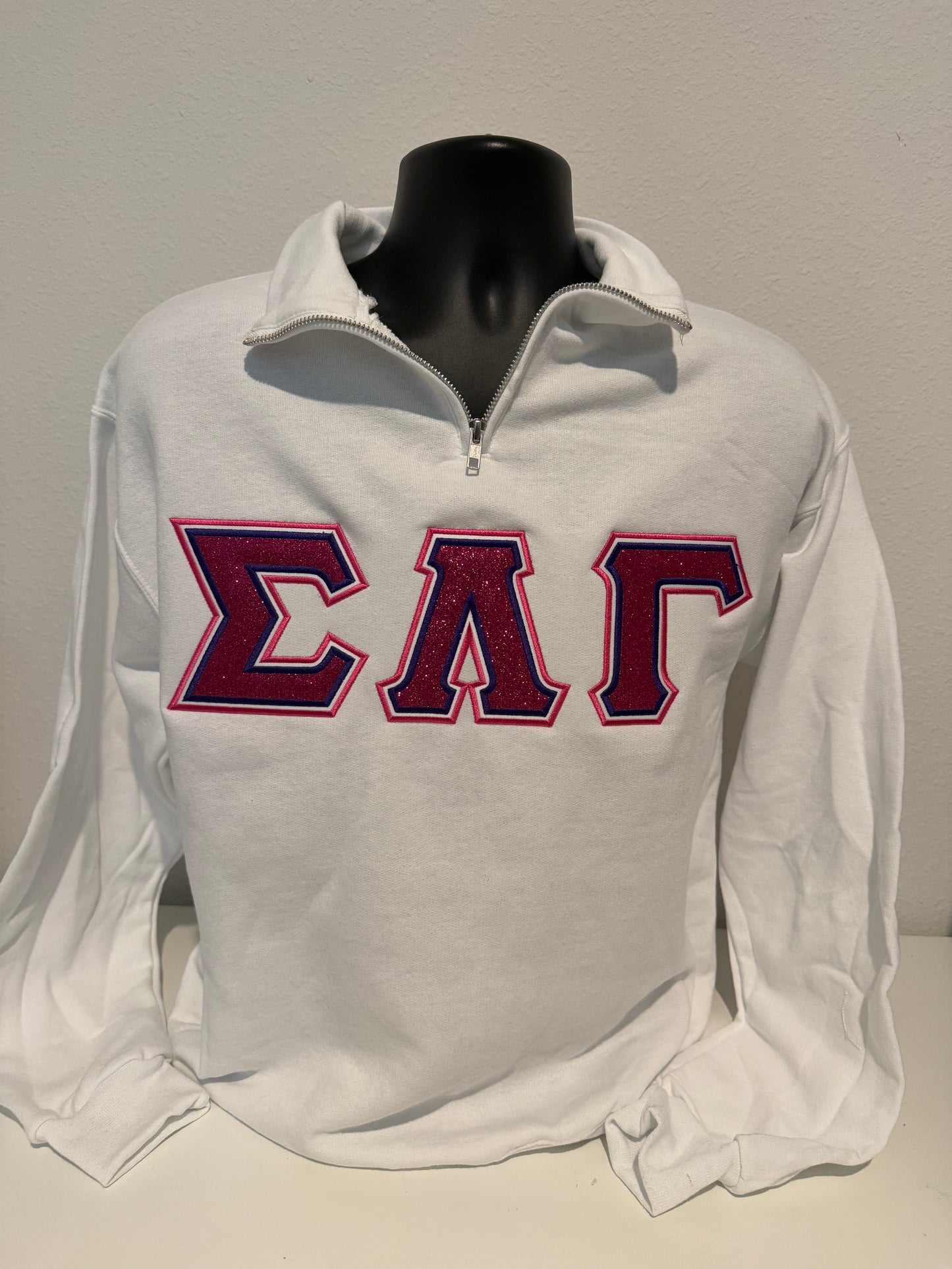 SLG 1/4 Zip Embroidered