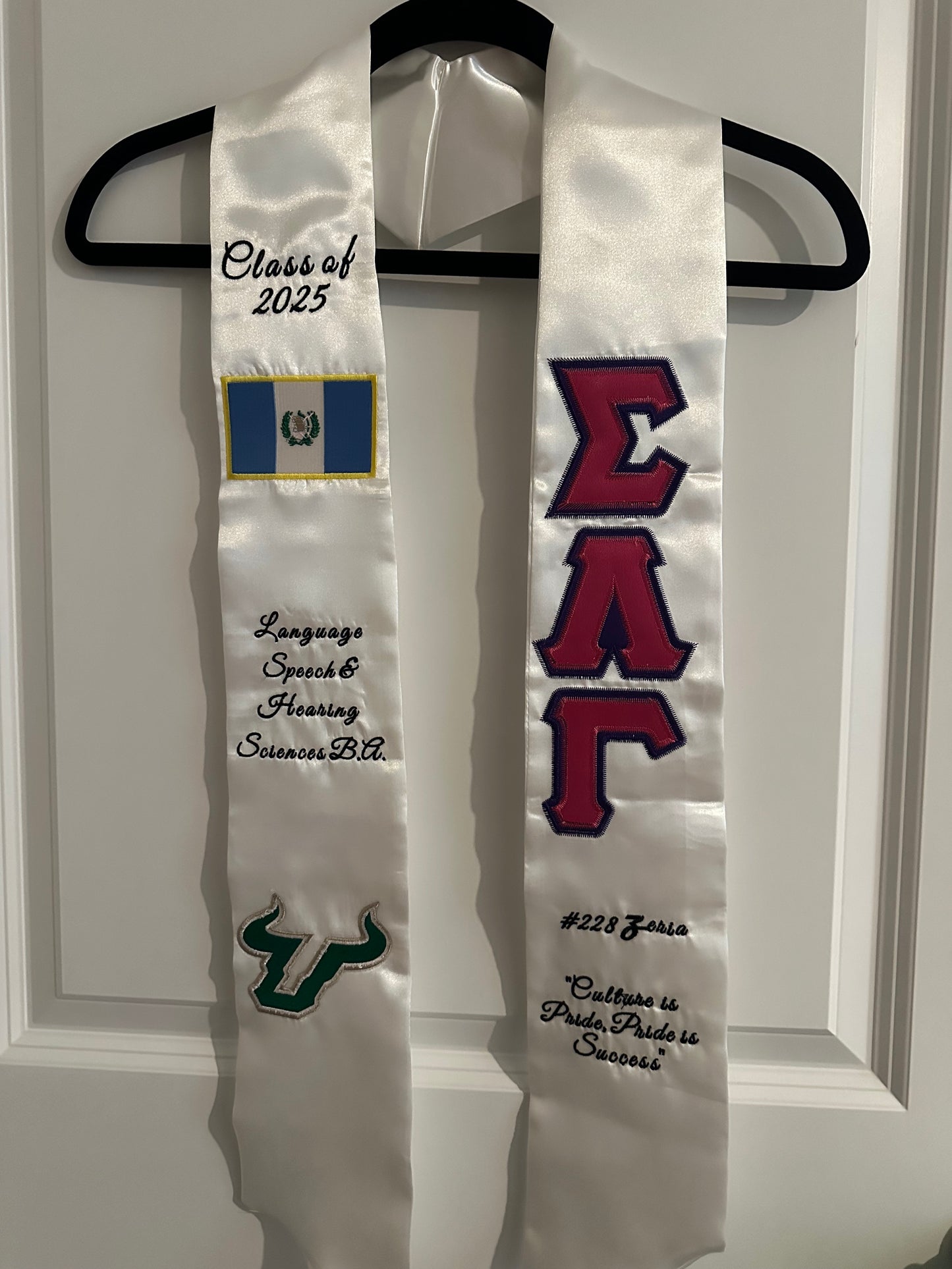 Custom Graduation Stole