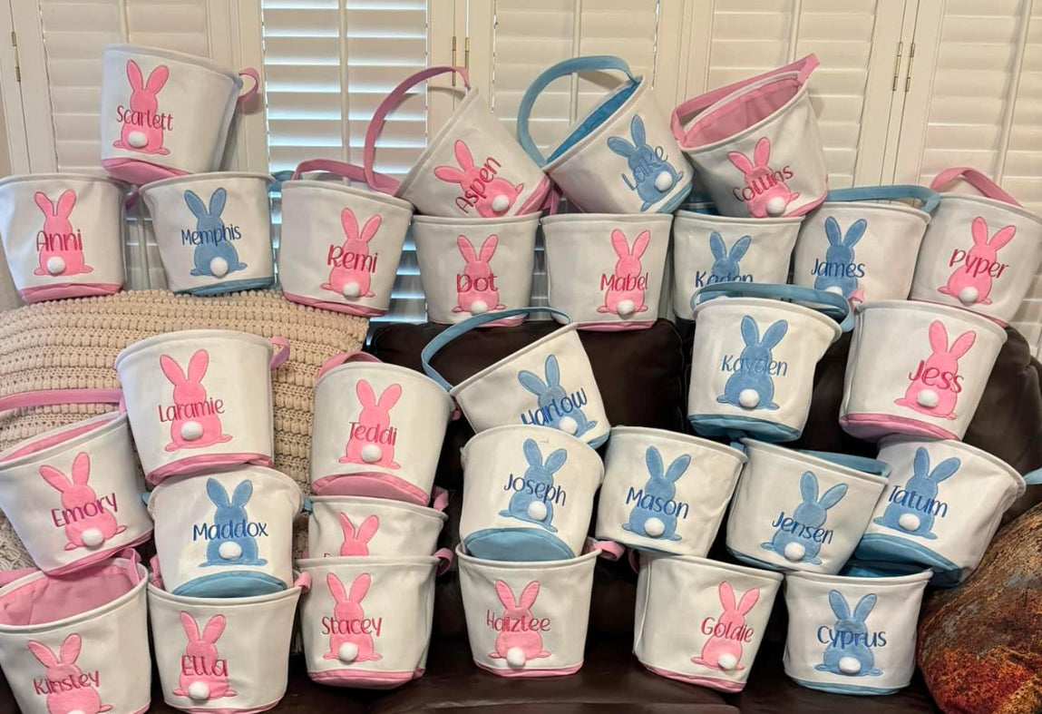 Personalized Bunny Basket