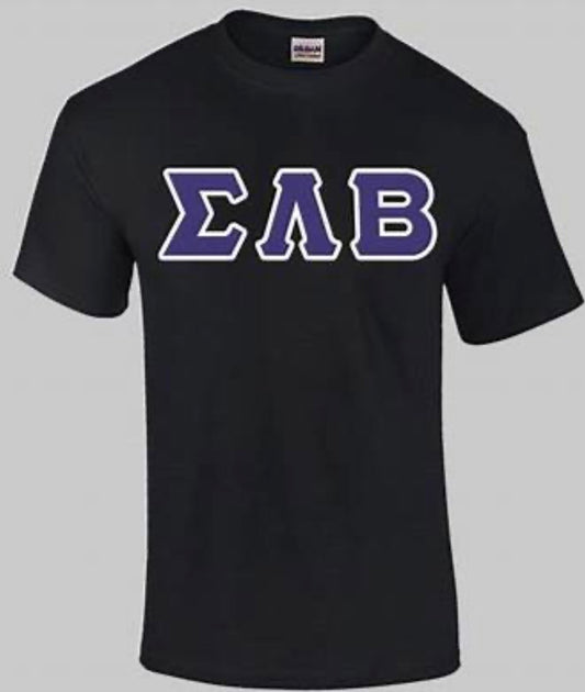 SLB letters shirt