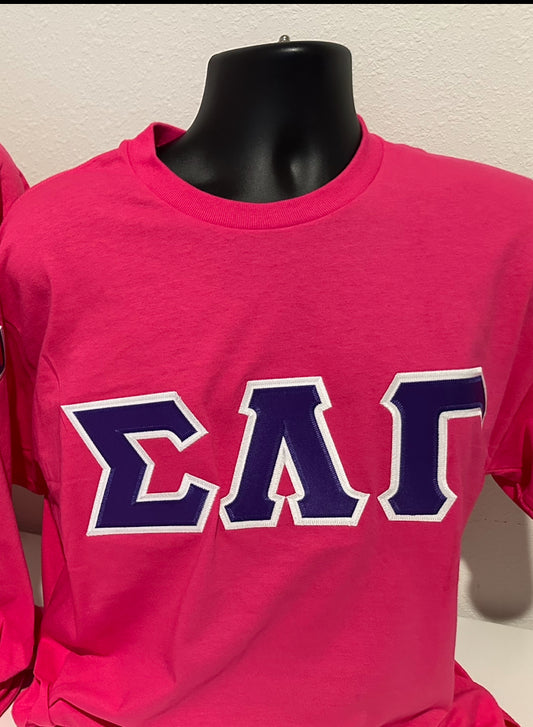 SLG letters shirt