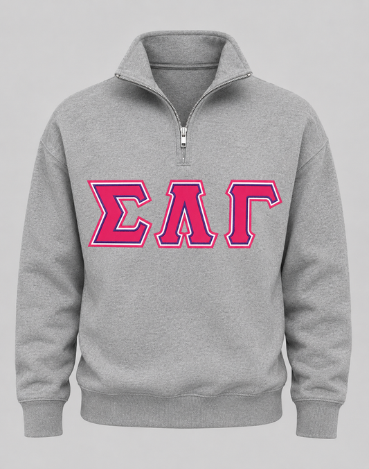 Grey SLG Quarter Zip