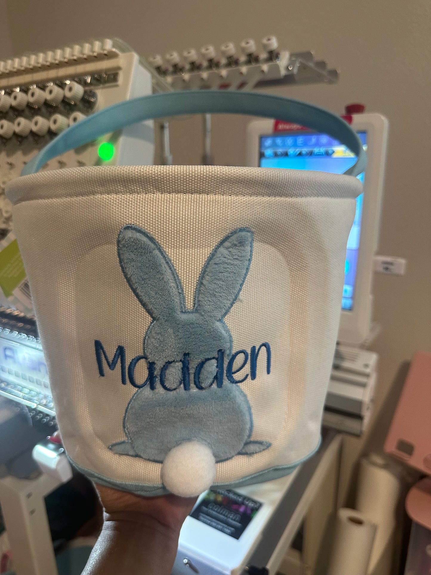 Personalized Bunny Basket