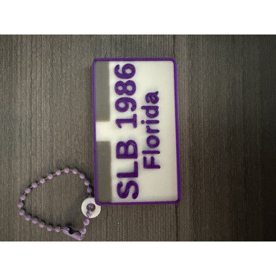 3D Mini License Plate