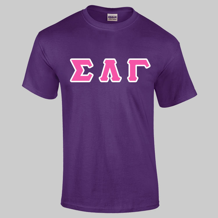 Sigma Lambda Gamma Purple shirt