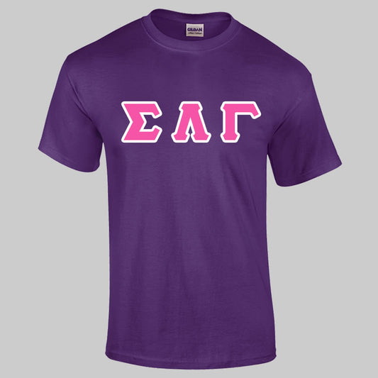 Sigma Lambda Gamma Purple shirt