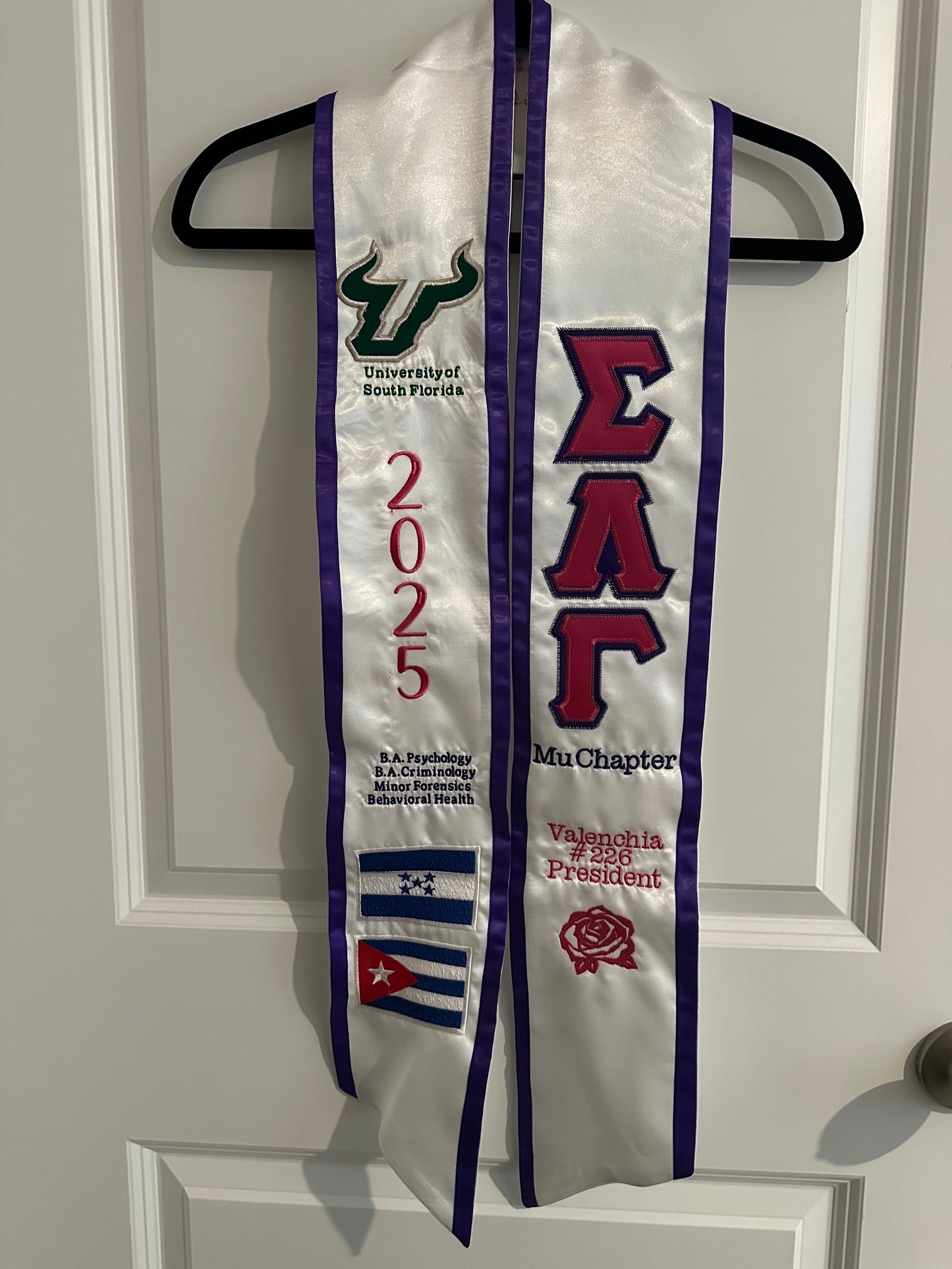 Custom Graduation Stole